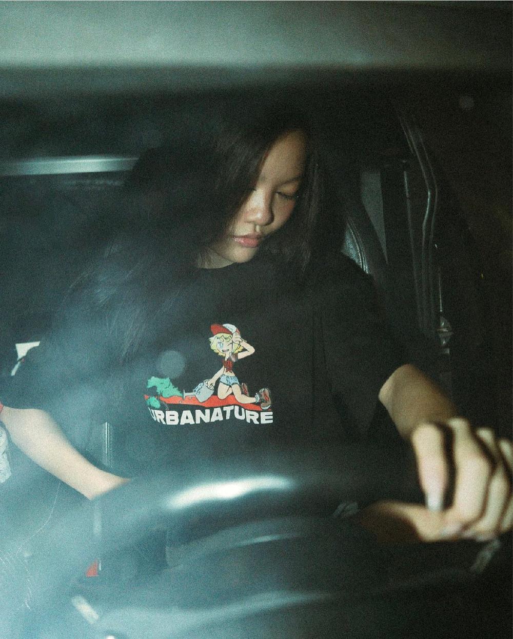 urbanature T-shirt- Black Liquidación