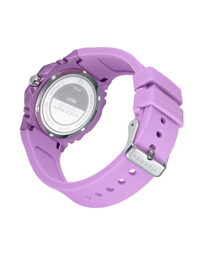 viceroy Reloj de mujer con caja de aluminio y correa de silicona morada Tienda