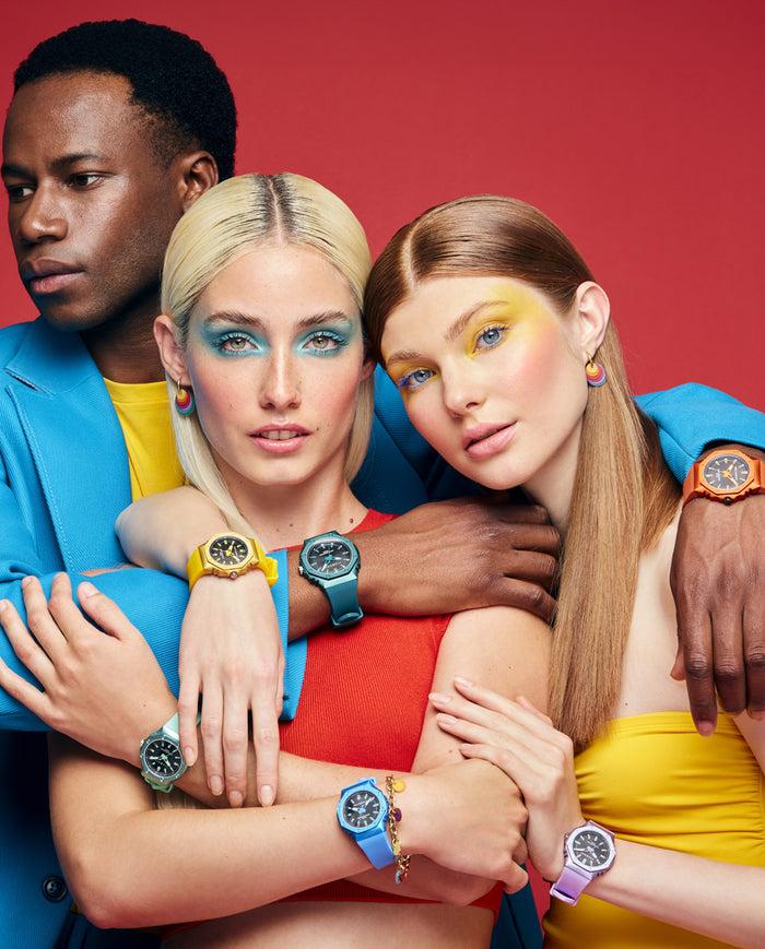 viceroy Reloj de mujer con caja de aluminio y correa de silicona azul Envío gratis