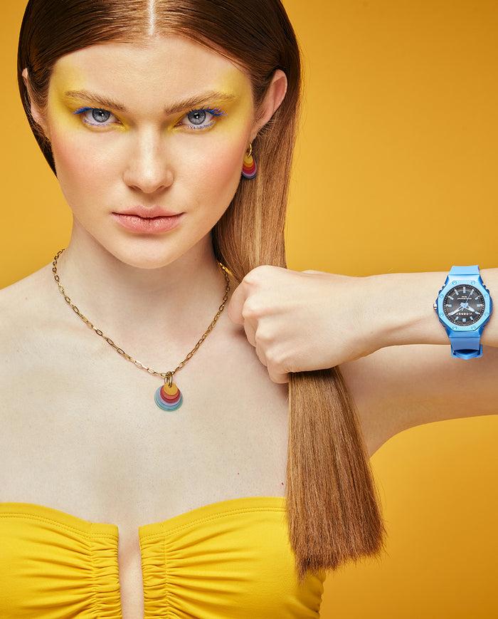 viceroy Reloj de mujer con caja de aluminio y correa de silicona azul Envío gratis