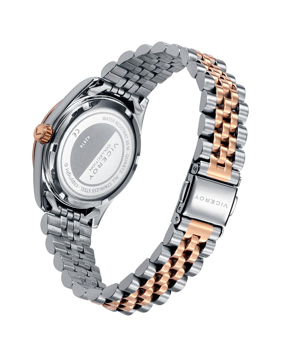 viceroy Reloj de mujer Viceroy Chic de acero con calendario y correa en Ip rosa Último día