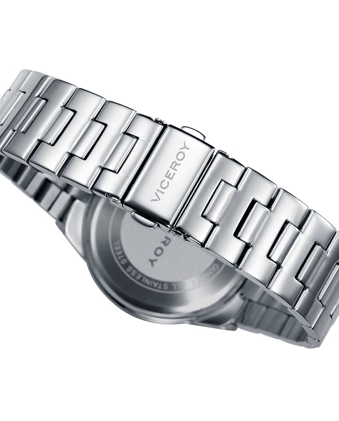 viceroy Reloj de mujer Chic multifunción de acero y esfera azul Superdescuento