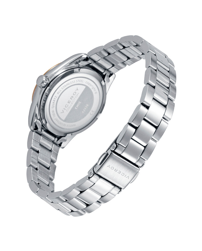 viceroy Reloj de mujer Chic con caja y brazalete de acero bicolor Limitado a 3 días