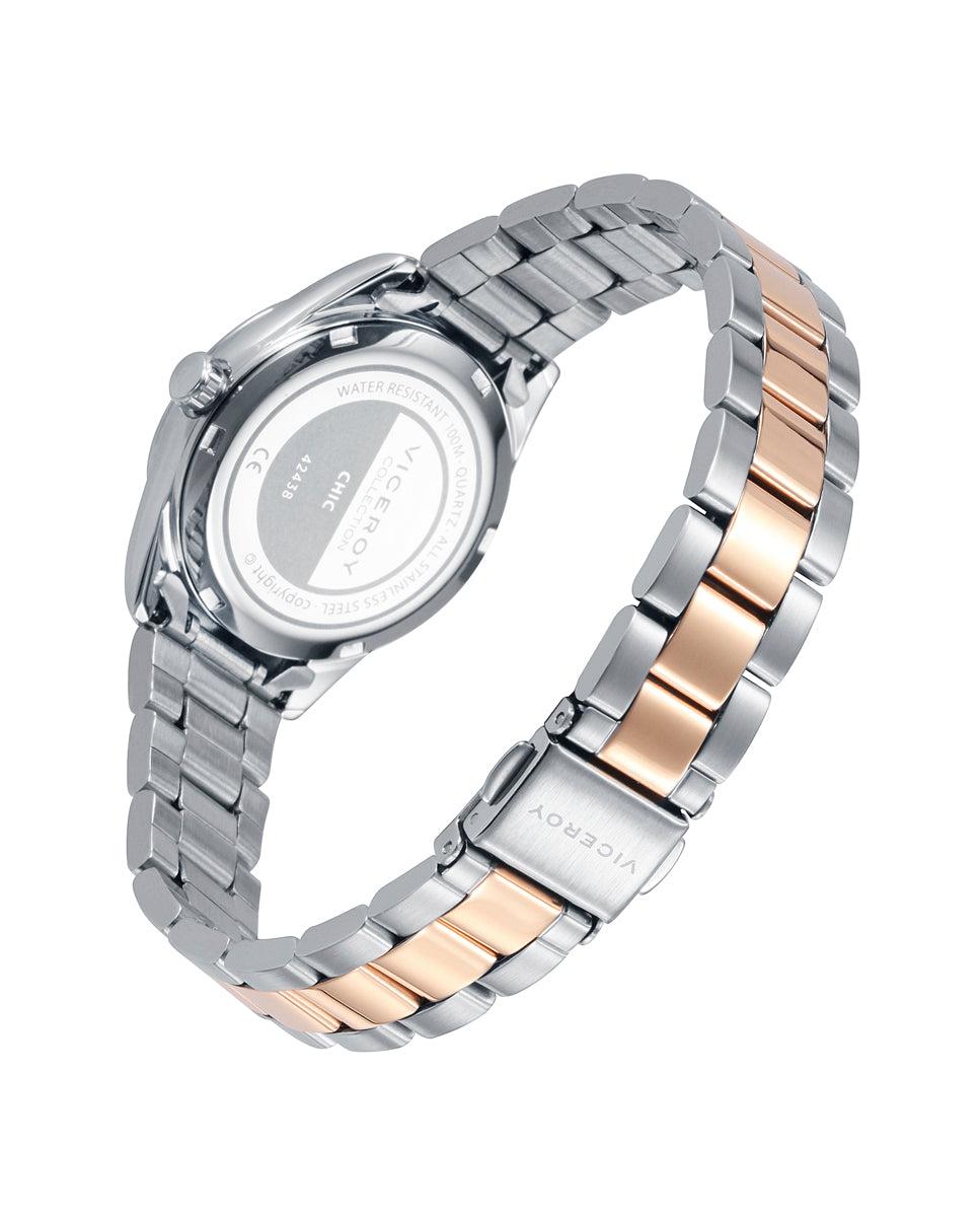 viceroy Reloj de mujer Chic con caja y brazalete de acero bicolor Ahorra y exporta