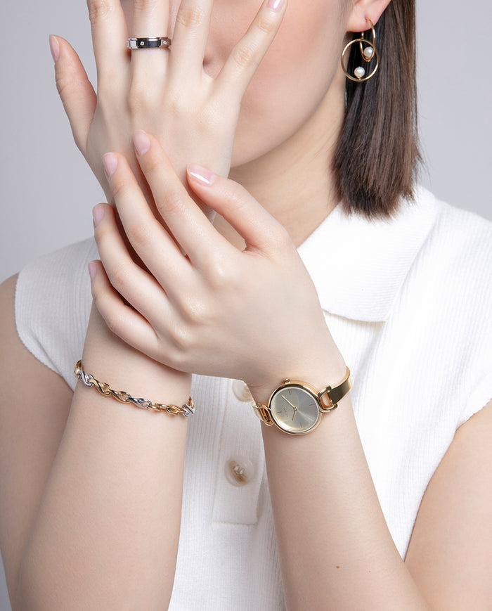 viceroy Reloj minimalista acero dorado para mujer Precios de Black Friday