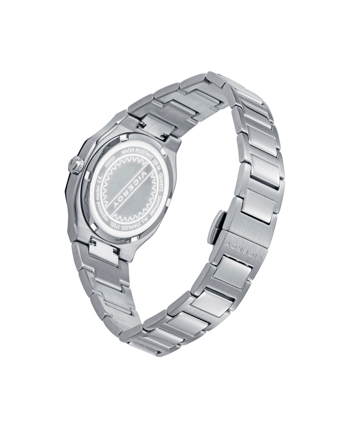 viceroy Reloj colección Laura Escanes caja de acero con doble bisel en acero e Ip negro con cristal zafiro 10 atm y brazalete de acero con movimiento cuarzo Descuentos del mes