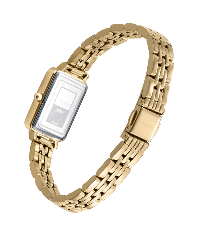 viceroy Reloj con caja y brazalete de acero dorado y movimiento cuarzo Outlet online