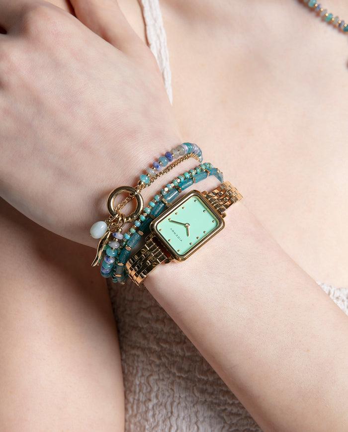 viceroy Reloj con caja y brazalete de acero dorado y movimiento cuarzo Outlet online