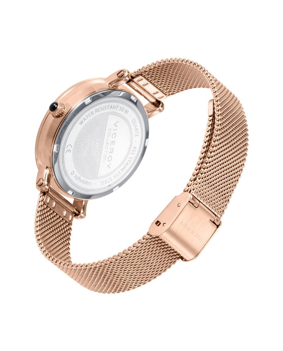 viceroy Reloj de Mujer Chic caja y malla milanesa de acero en Ip rosa Ofertas