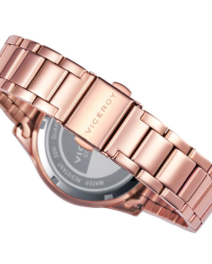 viceroy Reloj de mujer Chic de acero con IP rosa Ventas relámpago