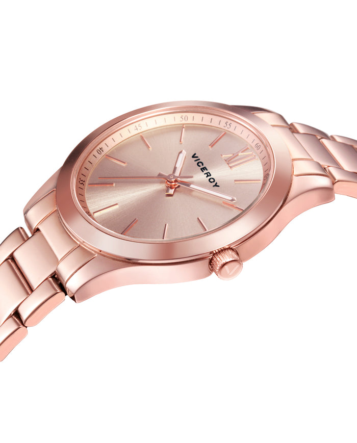 viceroy Reloj de mujer Chic de acero con IP rosa Ventas relámpago