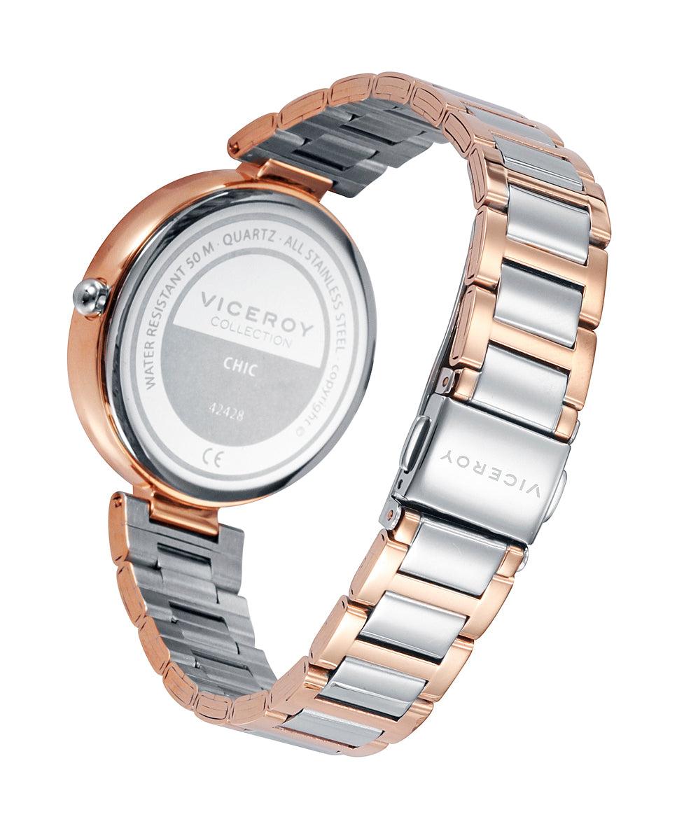 viceroy Reloj de mujer Chic con caja y brazalete de acero bicolor Último día