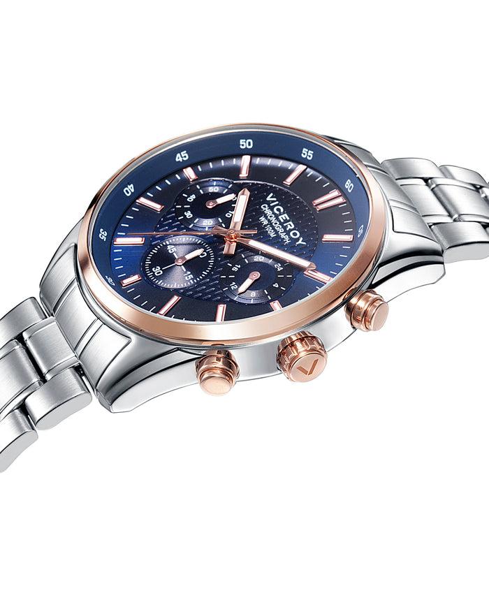viceroy Reloj de hombre Magnum de acero con IP rosa y cronógrafo En oferta