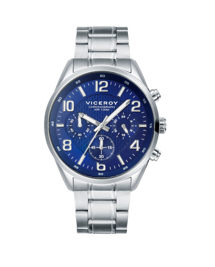 viceroy Reloj de hombre Magnum de acero con cronógrafo Libre de impuestos