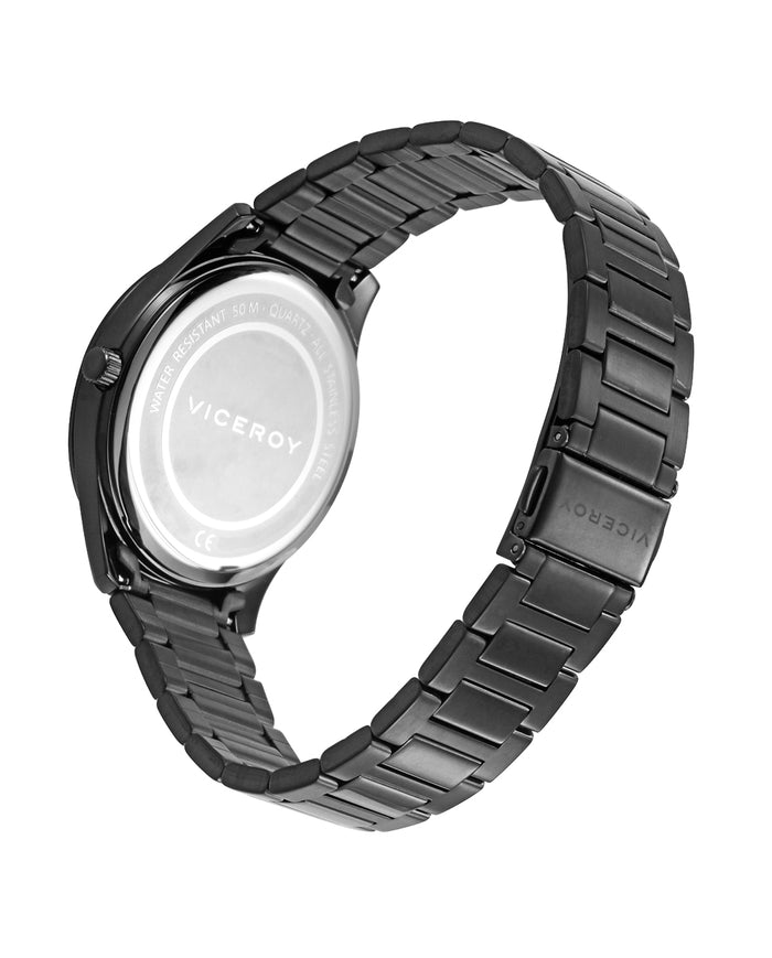viceroy Reloj de hombre en acero gris con movimiento de cuarzo Ofertas de temporada