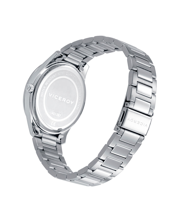 viceroy Reloj en acero con esfera azul con cronógrafo Rebajas baratas