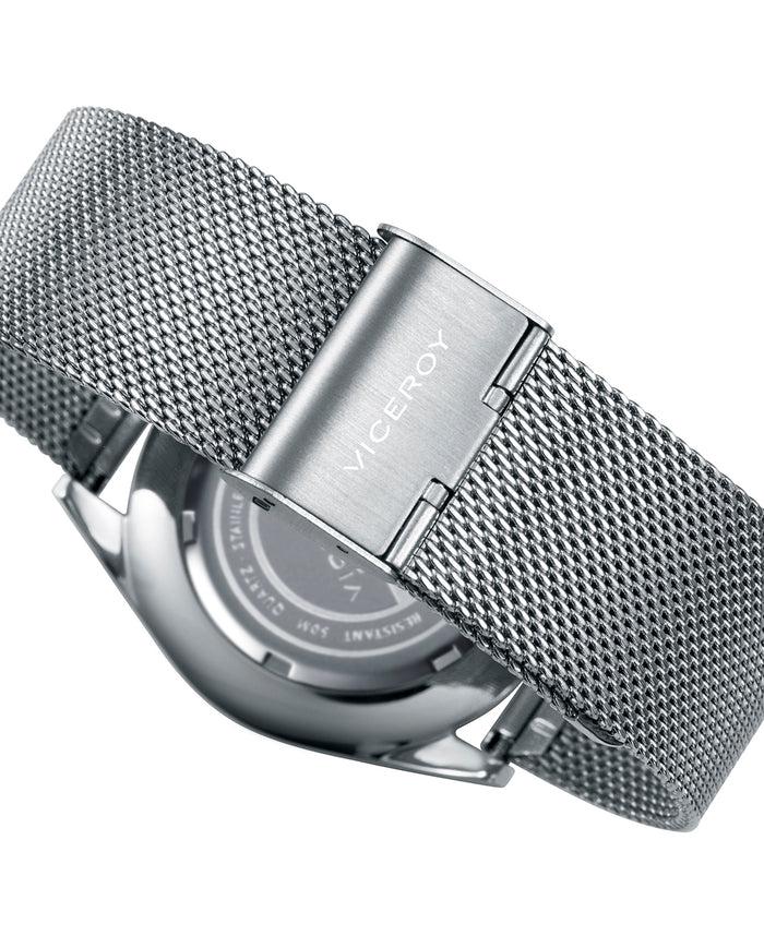 viceroy Reloj de hombre Dress de acero 3 agujas y malla milanesa Rebajas top