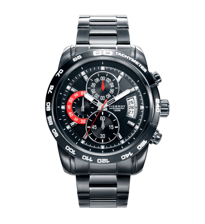 viceroy Reloj de hombre Heat de acero con IP gris Promoción por tiempo limitado