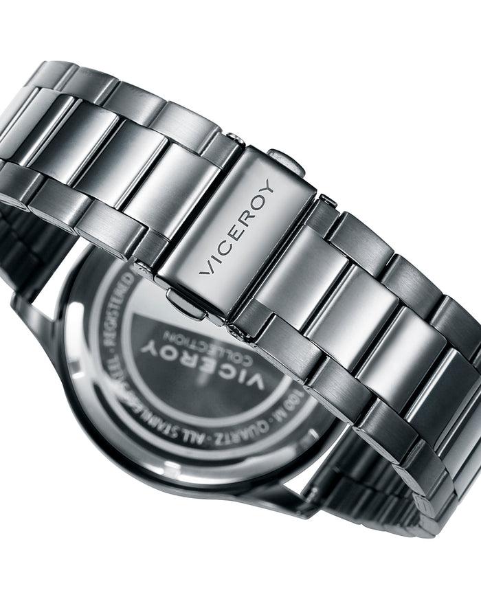 viceroy Reloj de hombre Beat multifunción de acero IP gris Liquidación