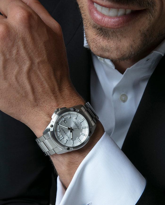 viceroy Reloj caja de acero 10 atm y brazalete de acero con movimiento cuarzo Oferta exclusiva