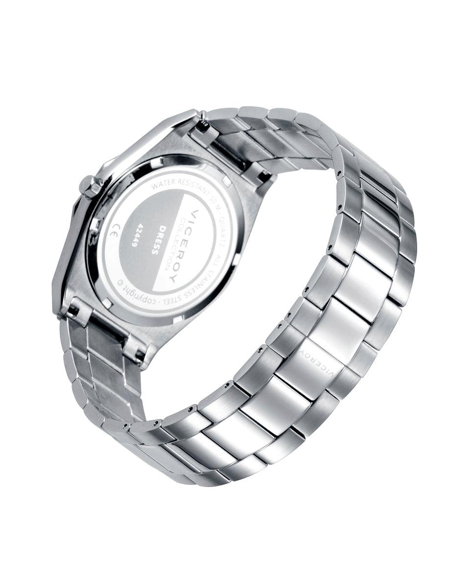 viceroy Reloj de Hombre Dress extraplano de acero con cristal zafiro Outlet