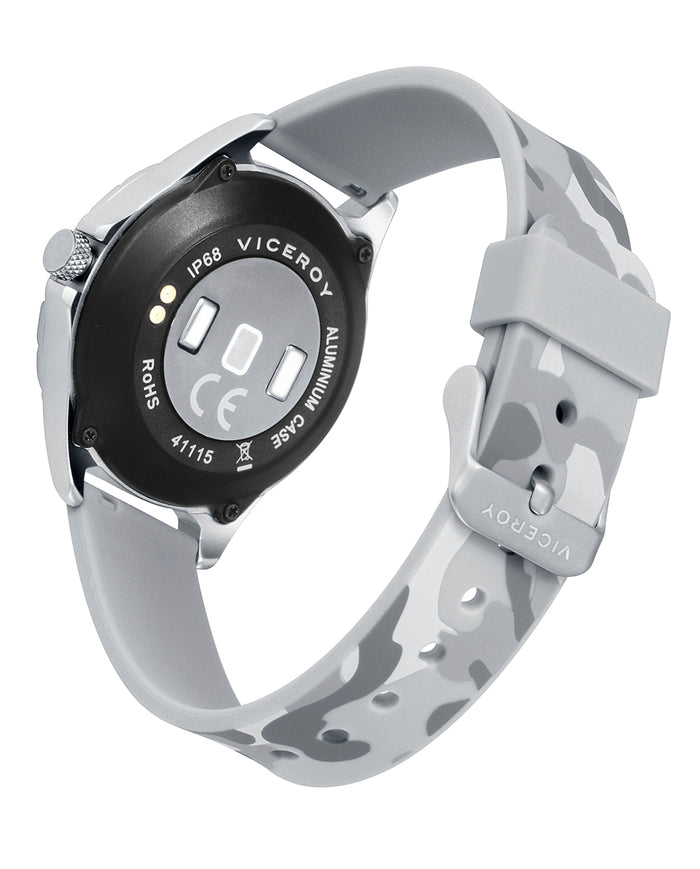 viceroy Smartwatch infantil Smartpro con correa de silicona negra y correa adicional con estampado de camuflaje gris Ofertas