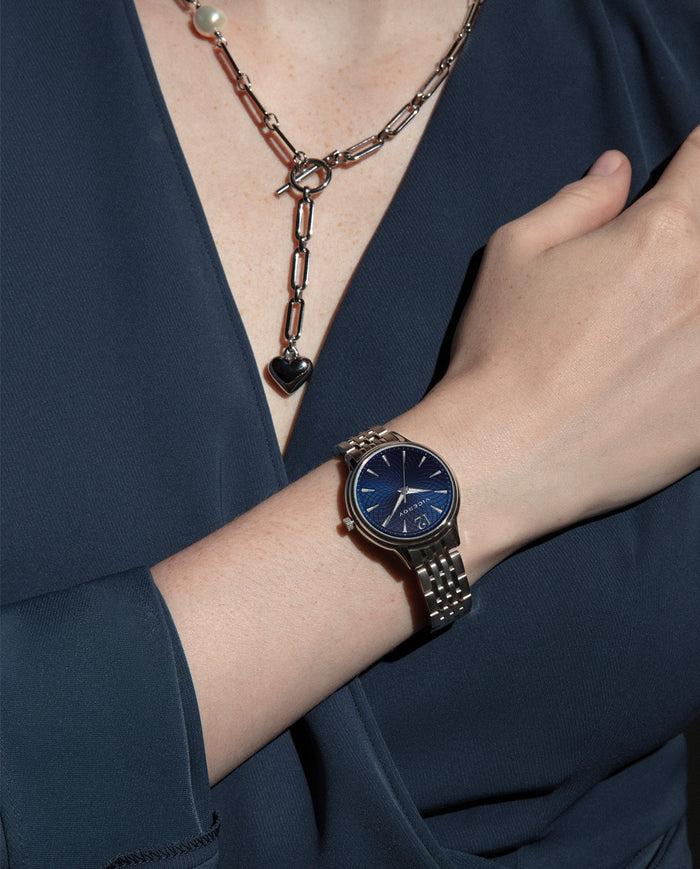 viceroy Pack reloj y pulsera caja de acero 5 atm y brazalete de acero con movimiento cuarzo Limitado a 3 días