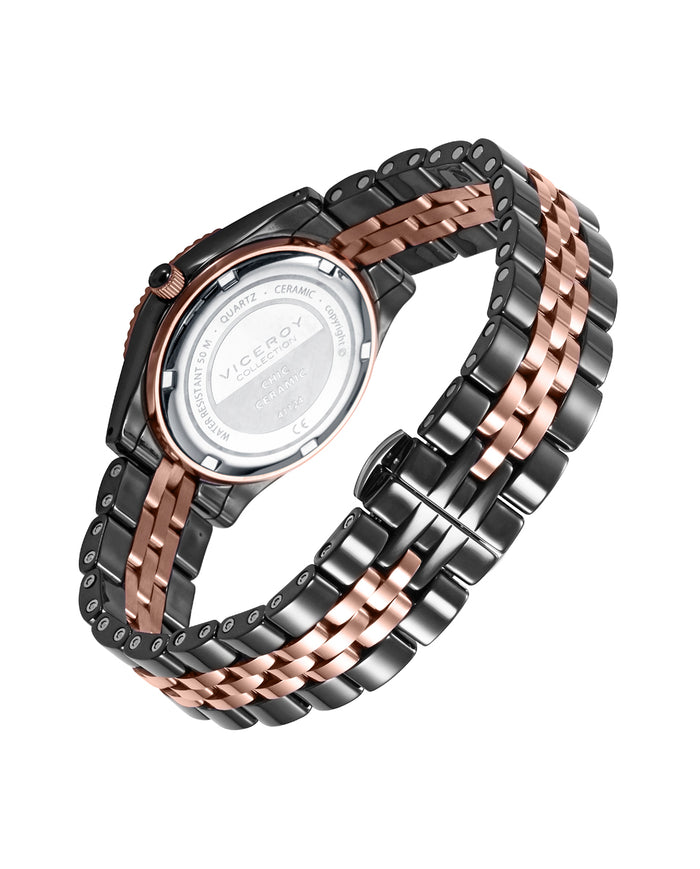 viceroy Reloj de Mujer Chic caja y brazalete de cerámica y acero Ip rosa En línea