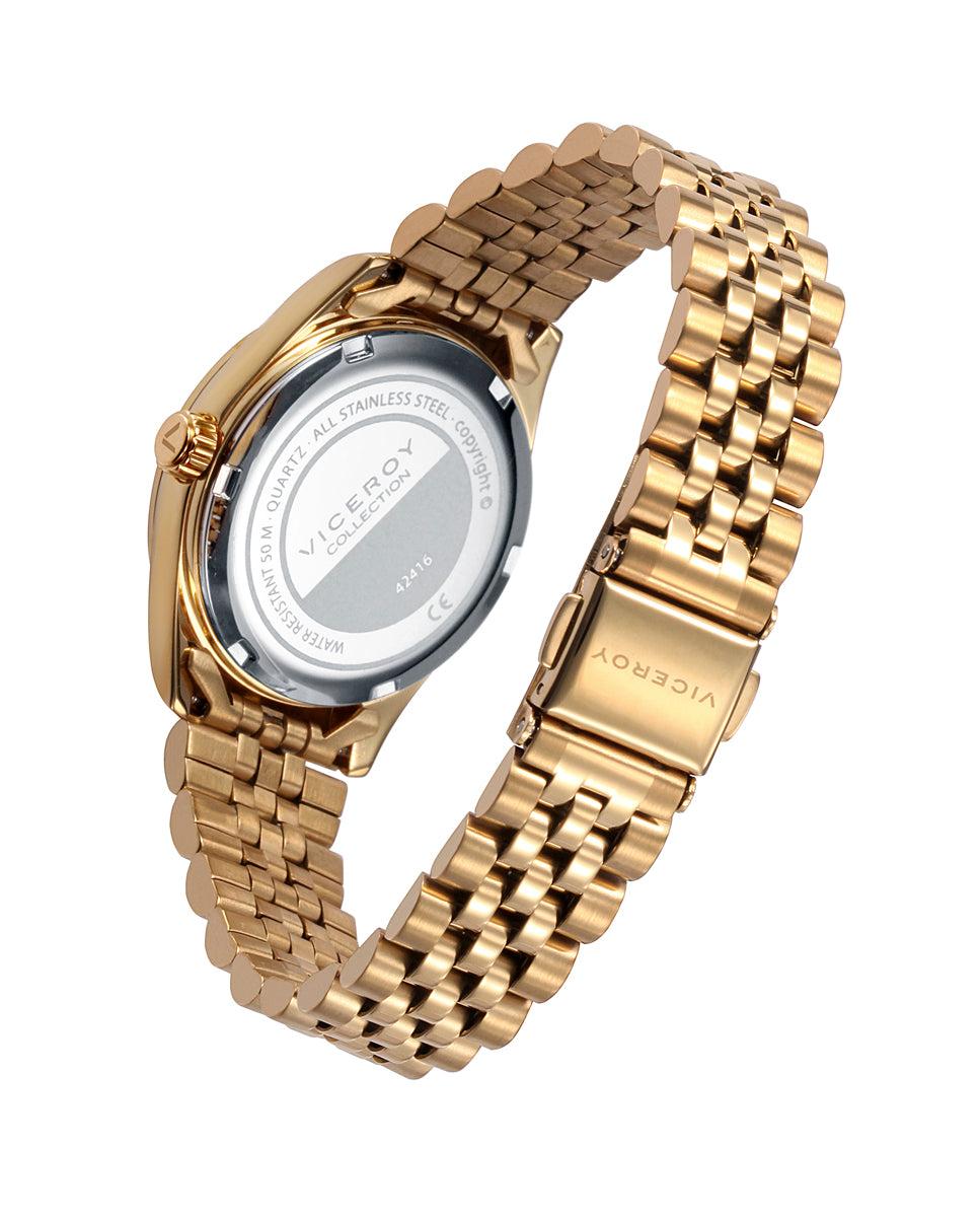 viceroy Reloj de mujer Viceroy Chic de acero con calendario y correa en ip dorado Rebajas de fábrica