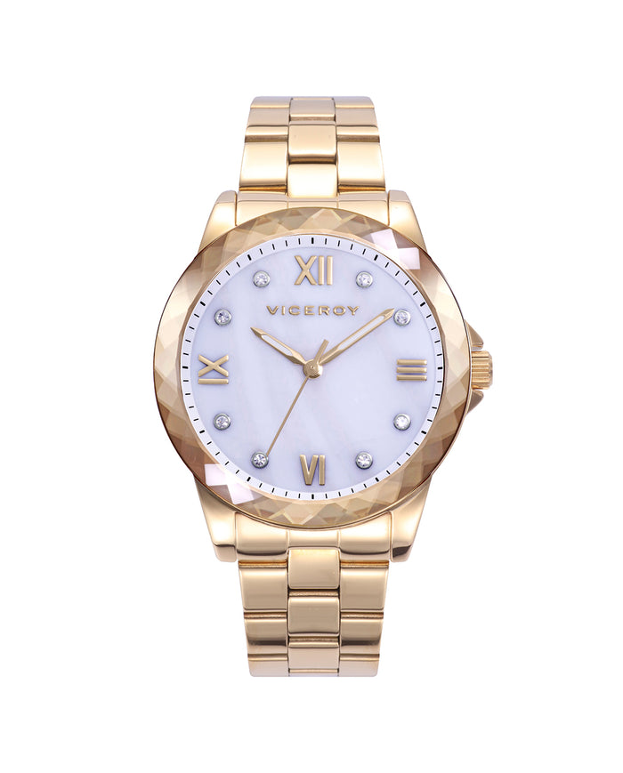 viceroy Reloj de mujer Chic con caja y brazalete de acero dorado Últimos 3 días
