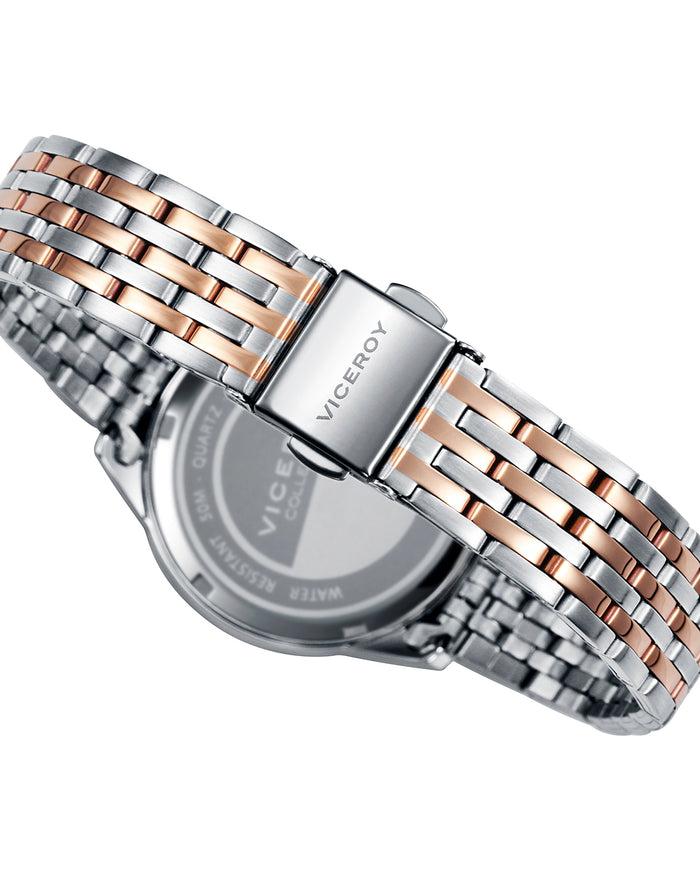 viceroy Reloj de mujer Grand de acero con IP rosa Envío internacional gratuito