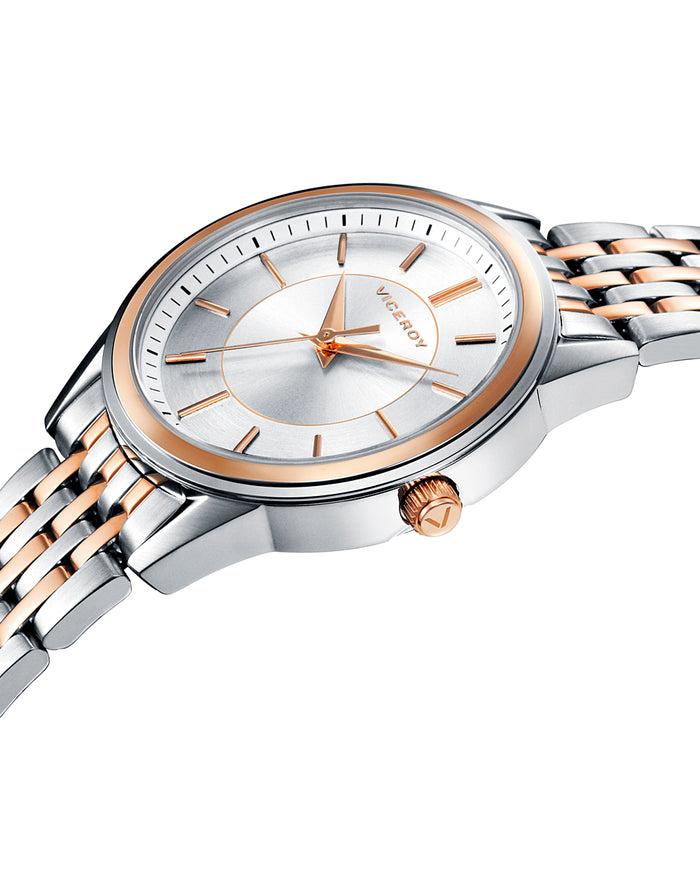 viceroy Reloj de mujer Grand de acero con IP rosa Envío internacional gratuito