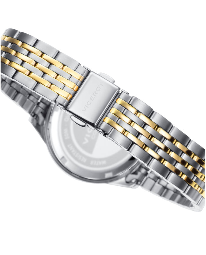 viceroy Reloj de mujer Grand 3 agujas de acero con IP dorado Tienda de fábrica