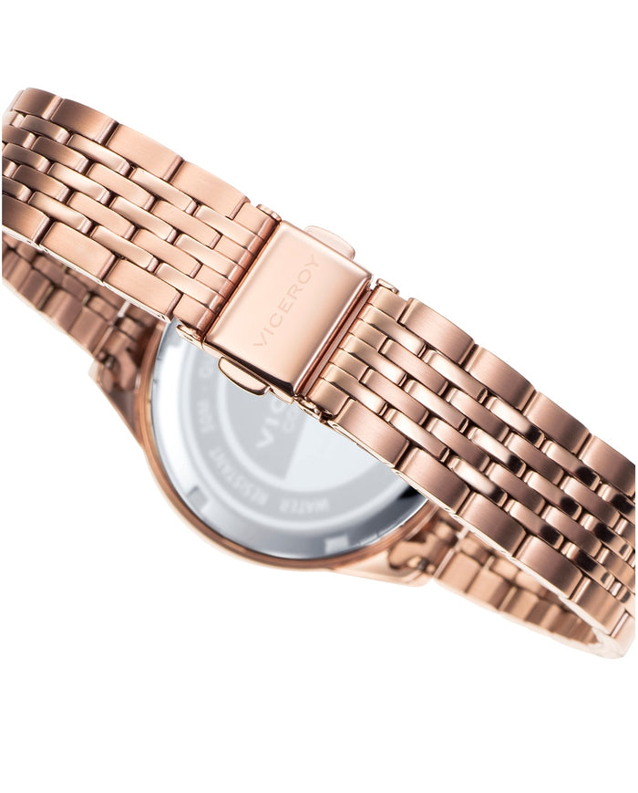 viceroy Reloj de mujer Grand 3 agujas de acero IP rosado Limitado a 3 días