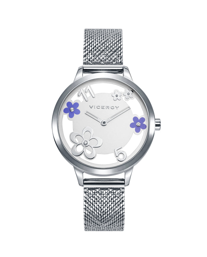 viceroy Reloj de mujer Viceroy Kiss de acero con malla milanesa Ahorra y exporta