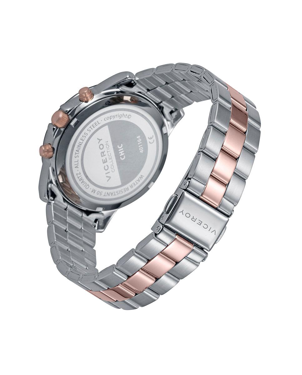viceroy Reloj de mujer Chic con caja y brazalete de acero bicolor Última moda