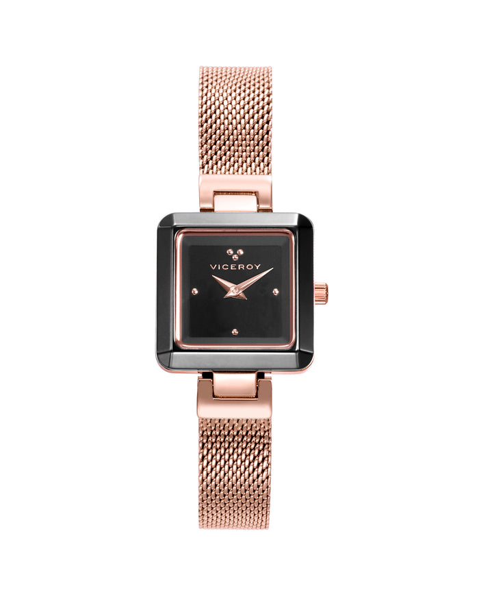 viceroy Reloj de Mujer Cerámica caja y malla milanesa de acero en Ip rosa Ofertas de temporada