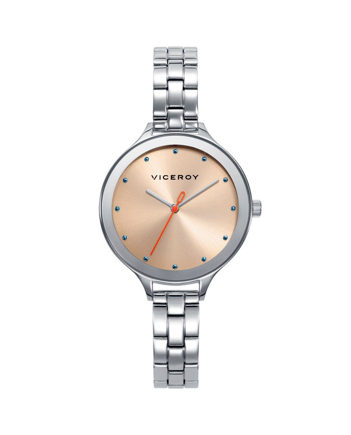 viceroy Reloj de mujer Kiss 3 agujas de acero y esfera rosa Ofertas