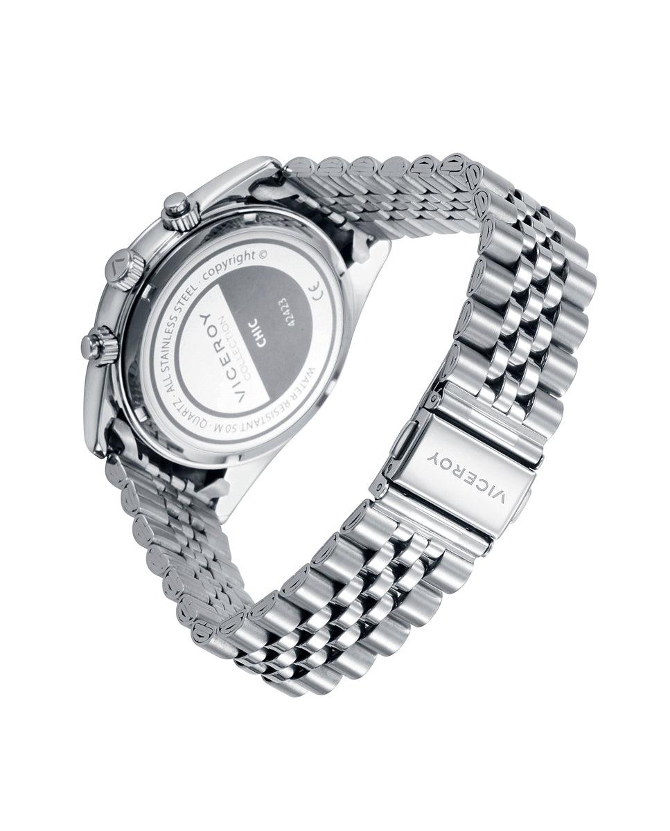 viceroy Reloj de hombre Chic de acero multifunción con esfera verde y bisel dorado Tienda