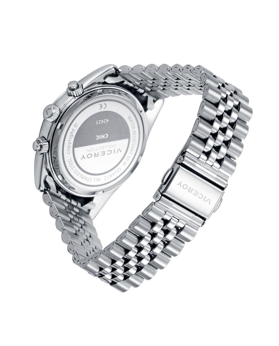 viceroy Reloj de hombre Chic de acero multifunción dual time con esfera azul Tienda