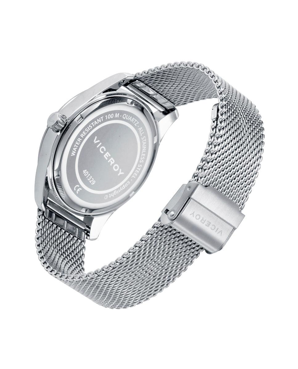 viceroy Reloj de Hombre Magnum caja bicolor y malla milanesa de acero Envío gratis