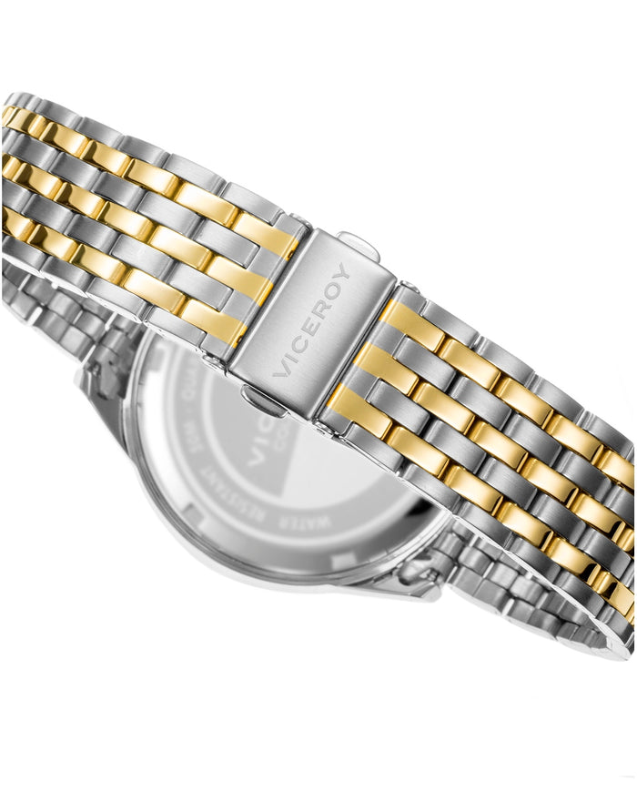 viceroy Reloj de hombre Grand 3 agujas de acero con IP dorado COMPRAR AHORA