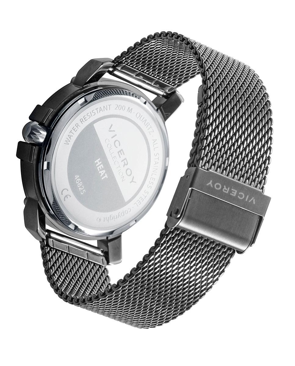 viceroy Reloj de hombre Heat con caja y malla milanesa de acero Envío internacional gratuito