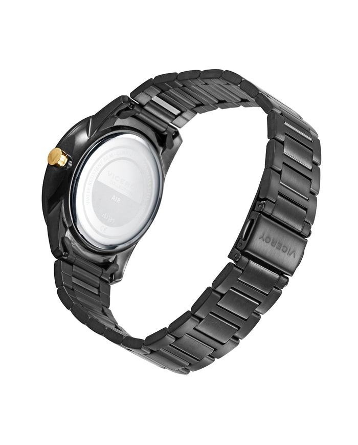 viceroy Reloj caja y brazalete de acero gris con movimiento de cuarzo Descuentos del mes