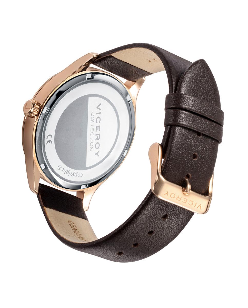 viceroy Reloj de hombre Viceroy Beat con correa de piel marrón Ofertas de temporada