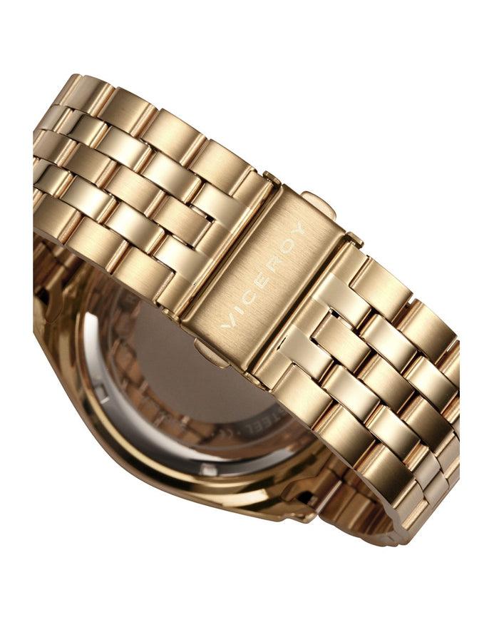 viceroy Reloj de hombre Magnum multifunción de acero Ip dorado En línea