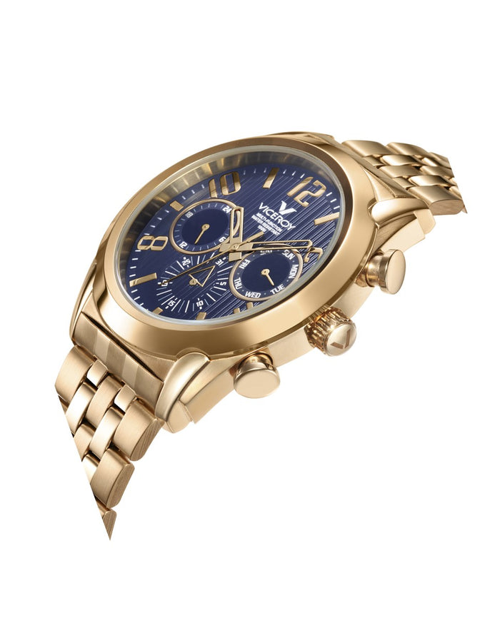 viceroy Reloj de hombre Magnum multifunción de acero Ip dorado En línea