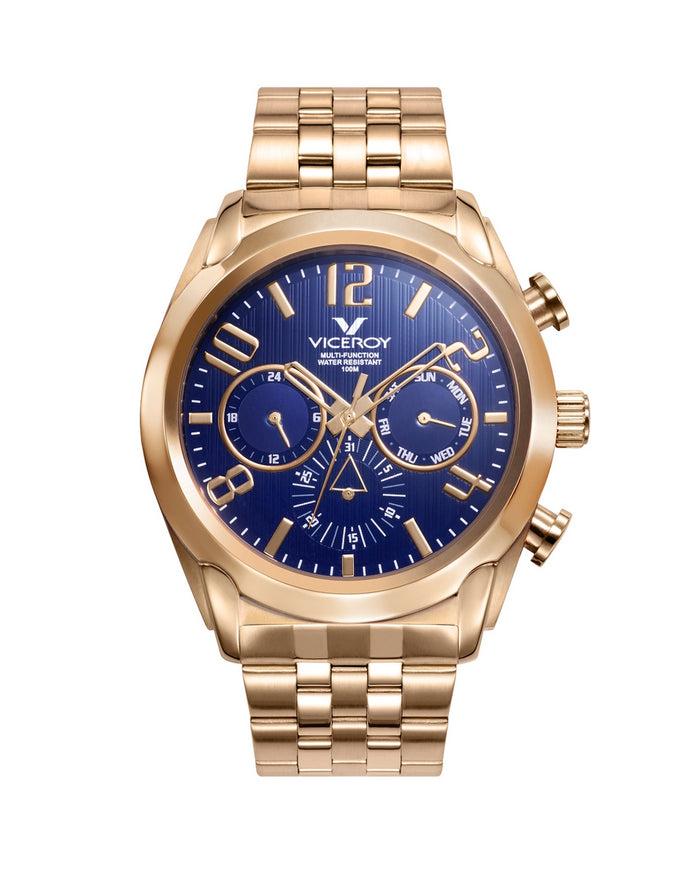 viceroy Reloj de hombre Magnum multifunción de acero Ip dorado En línea