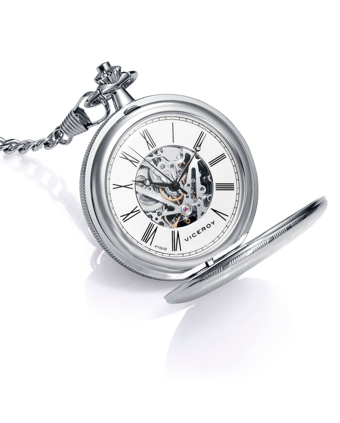 viceroy Reloj de bolsillo caja de metal con movimiento automático Envío gratis