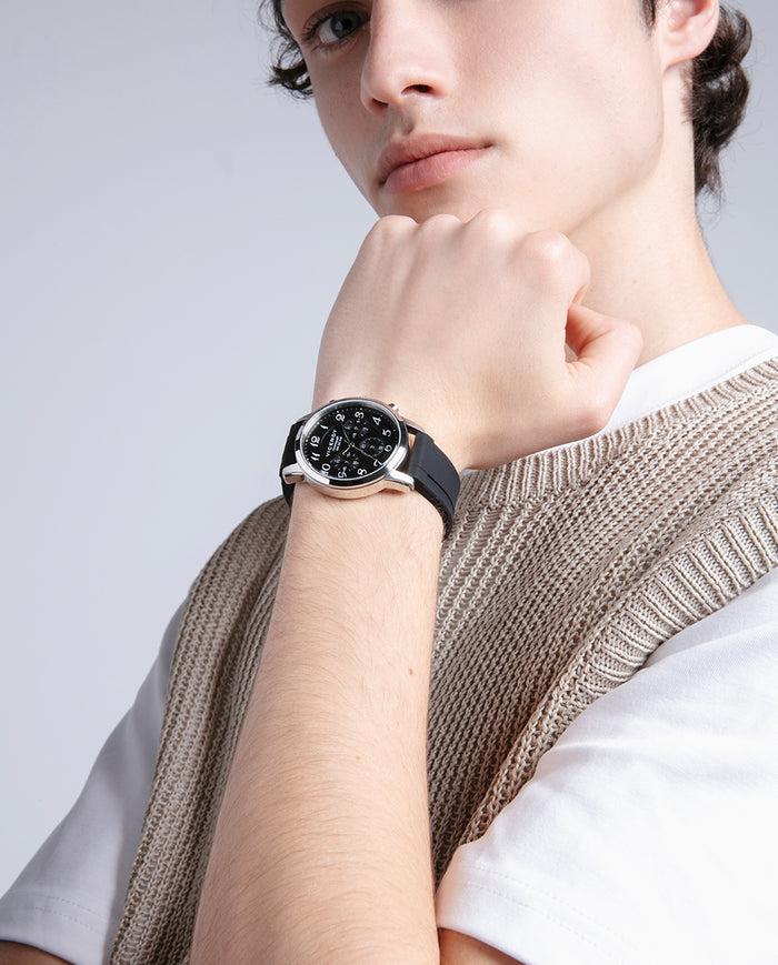 viceroy Reloj de hombre con correa de silicona y esfera negra con cronógrafo COMPRAR AHORA